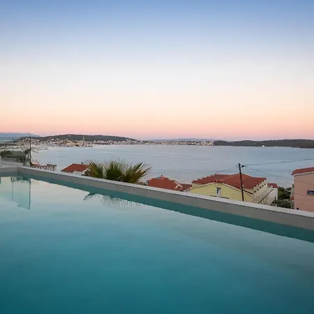 Adria View With Heated Pool I Villa Trogir